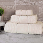 Superior Napa Zero Twist Cotton Waffle Honeycomb 3 Piece Towel Set