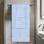 Superior Rayon from Bamboo Eco-Friendly Fluffy Solid 3-Piece Towel Set