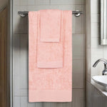 Superior Rayon from Bamboo Eco-Friendly Fluffy Solid 3-Piece Towel Set