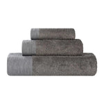 Superior Rayon from Bamboo Eco-Friendly Fluffy Solid 3-Piece Towel Set