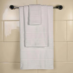 Superior Napa Zero Twist Cotton Waffle Honeycomb 3 Piece Towel Set