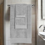 Superior Rayon from Bamboo Eco-Friendly Fluffy Solid 3-Piece Towel Set