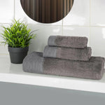Superior Rayon from Bamboo Eco-Friendly Fluffy Solid 3-Piece Towel Set