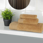 Superior Rayon from Bamboo Eco-Friendly Fluffy Solid 3-Piece Towel Set
