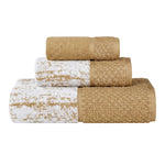 Lodi Cotton 3-Piece Bathroom Towel Set – Absorbent Mid-Weight Solids & Patterns