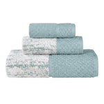 Lodi Cotton 3-Piece Bathroom Towel Set – Absorbent Mid-Weight Solids & Patterns
