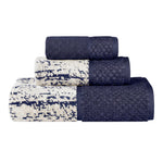 Lodi Cotton 3-Piece Bathroom Towel Set – Absorbent Mid-Weight Solids & Patterns