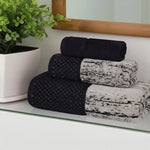 Lodi Cotton 3-Piece Bathroom Towel Set – Absorbent Mid-Weight Solids & Patterns