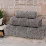 Superior Napa Zero Twist Cotton Waffle Honeycomb 3 Piece Towel Set
