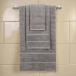 Superior Napa Zero Twist Cotton Waffle Honeycomb 3 Piece Towel Set