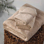 Egyptian Cotton Plush Bath Towel Set 3 Piece Heritage Collection