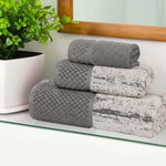 Lodi Cotton 3-Piece Bathroom Towel Set – Absorbent Mid-Weight Solids & Patterns