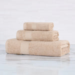 3 Piece Egyptian Cotton Plush Bath Towel Set - Kendell