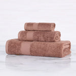 3 Piece Egyptian Cotton Plush Bath Towel Set - Kendell
