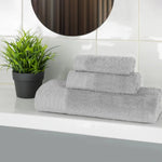 Superior Rayon from Bamboo Eco-Friendly Fluffy Solid 3-Piece Towel Set
