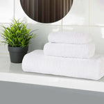 Superior Rayon from Bamboo Eco-Friendly Fluffy Solid 3-Piece Towel Set