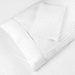 Egyptian Cotton 400 Thread Count Stripe Bed Pillowcase Set