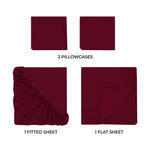 400 Thread Count Egyptian Cotton Sateen Bed Sheet Set
