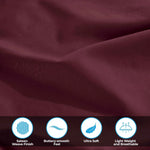 Egyptian Cotton 400 Thread Count Solid Bed Pillowcase Set