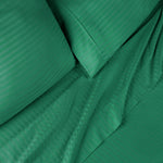 300 Thread Count Egyptian Cotton Sateen Stripe Bed Sheet Set