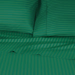 300 Thread Count Egyptian Cotton Sateen Stripe Bed Sheet Set