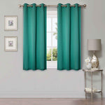 Blackout Window Curtains Solid Room Darkening Washable Set of 2