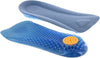 Height Increase Elevator Half Insole for Men 1/2 Inch Taller Heel Lift Insert - Silicon Honeycomb Shaped Gel