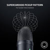 Seiren V2 X USB Condenser Microphone for Streaming and Gaming on PC: Supercardioid Pickup Pattern - Integrated Digital Limiter - Mic Monitoring and Gain Control - Built-In Shock Absorber