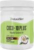 Coconut Oil with Coq10 - MCT Oil Organic Coconut Oil for Baking, Mixing with Shake, Smoothies, Coffee, or Ingest Directly - Boost Energy, Metabolism and Immune System Fresh Flavor