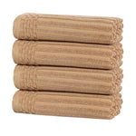 Superior Soho Ribbed Cotton Super Absorbent 4 Piece Hand Towel Set