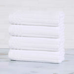 Superior Soho Ribbed Cotton Super Absorbent 4 Piece Hand Towel Set