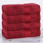 Rayon from Bamboo Cotton Blend Bath Towel Set of 4