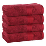 Rayon from Bamboo Cotton Blend Bath Towel Set of 4