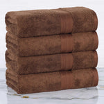 Rayon from Bamboo Cotton Blend Bath Towel Set of 4