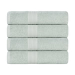 Eco-Friendly Ring-Spun Cotton 4-Piece Bath Towel Set
