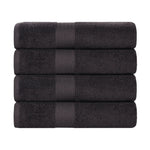 Eco-Friendly Ring-Spun Cotton 4-Piece Bath Towel Set