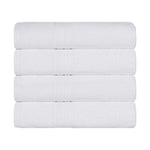 Eco-Friendly Ring-Spun Cotton 4-Piece Bath Towel Set
