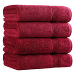 Egyptian Cotton Plush Absorbent Luxury Bath Towel Set of 4