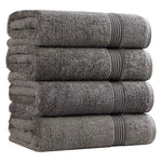 Egyptian Cotton Plush Absorbent Luxury Bath Towel Set of 4
