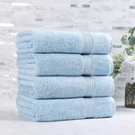 Egyptian Cotton Plush Absorbent Luxury Bath Towel Set of 4
