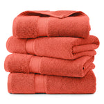 Madeline Egyptian Cotton Bath Towel Set 4-Piece