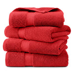 Madeline Egyptian Cotton Bath Towel Set 4-Piece