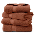 Madeline Egyptian Cotton Bath Towel Set 4-Piece