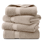 Madeline Egyptian Cotton Bath Towel Set 4-Piece