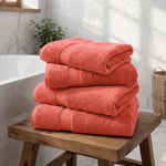 Madeline Egyptian Cotton Bath Towel Set 4-Piece