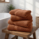 Madeline Egyptian Cotton Bath Towel Set 4-Piece