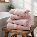 Madeline Egyptian Cotton Bath Towel Set 4-Piece