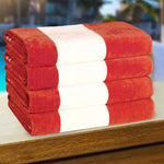 Cabana Stripe Oversized Cotton Beach Towel Sets