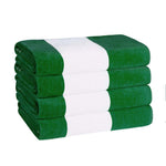 Cabana Stripe Oversized Cotton Beach Towel Sets
