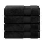 Turkish Cotton Bath Towels Heavyweight 4 Piece Set Aria